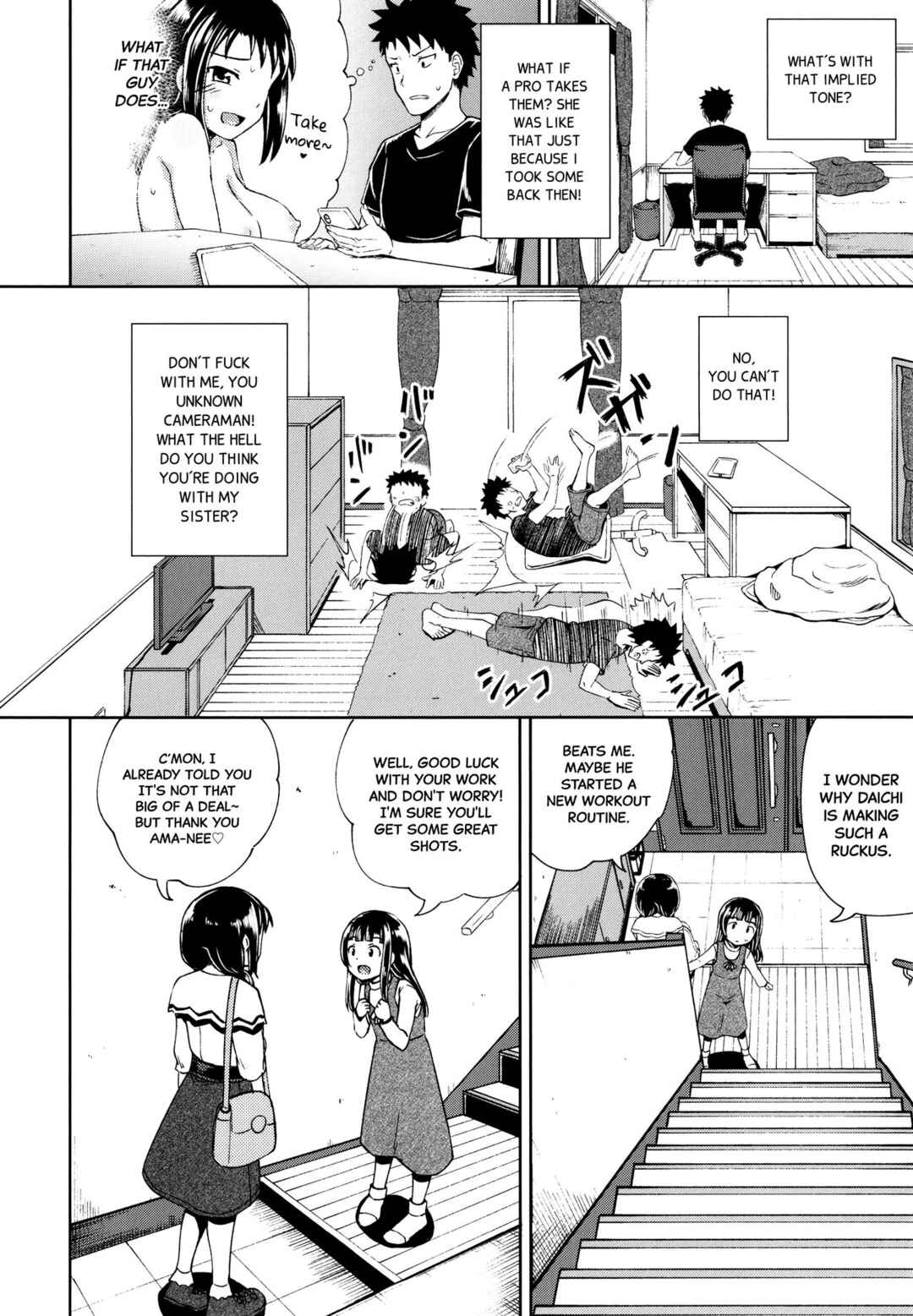Page 4 Chapter 2 Yarashii Kibun ni Naru Appli Ane to Ore to Imouto to