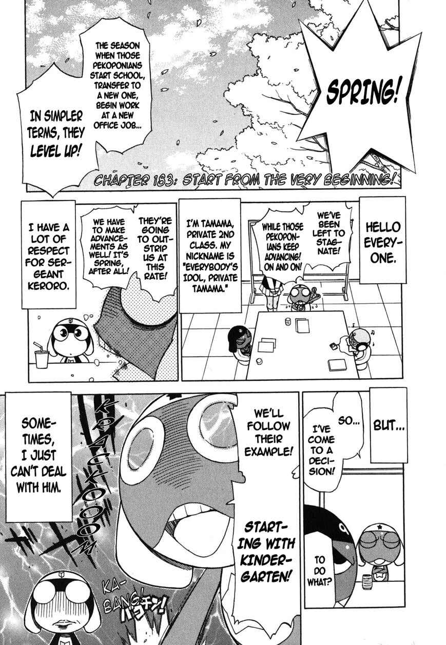Page 1 Chapter 183 Sgt. Frog