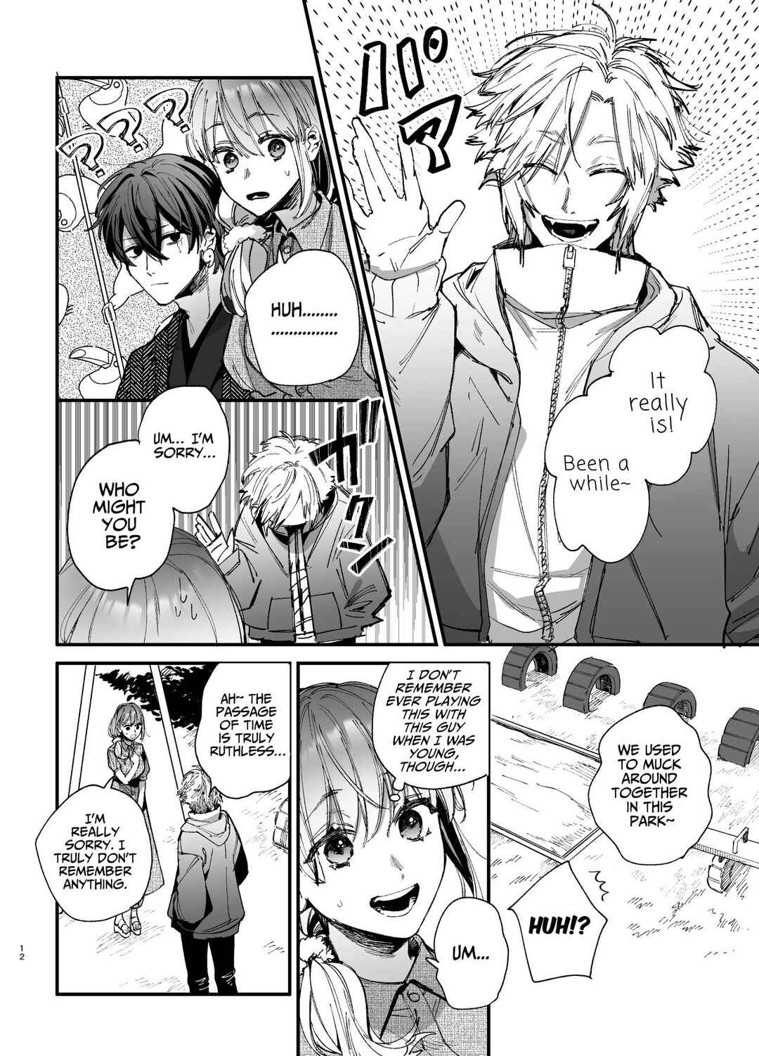 Page 12 Chapter 2 Saikyou Himokuzu Haraiya Ren-kun ni Dakitsubusareru made