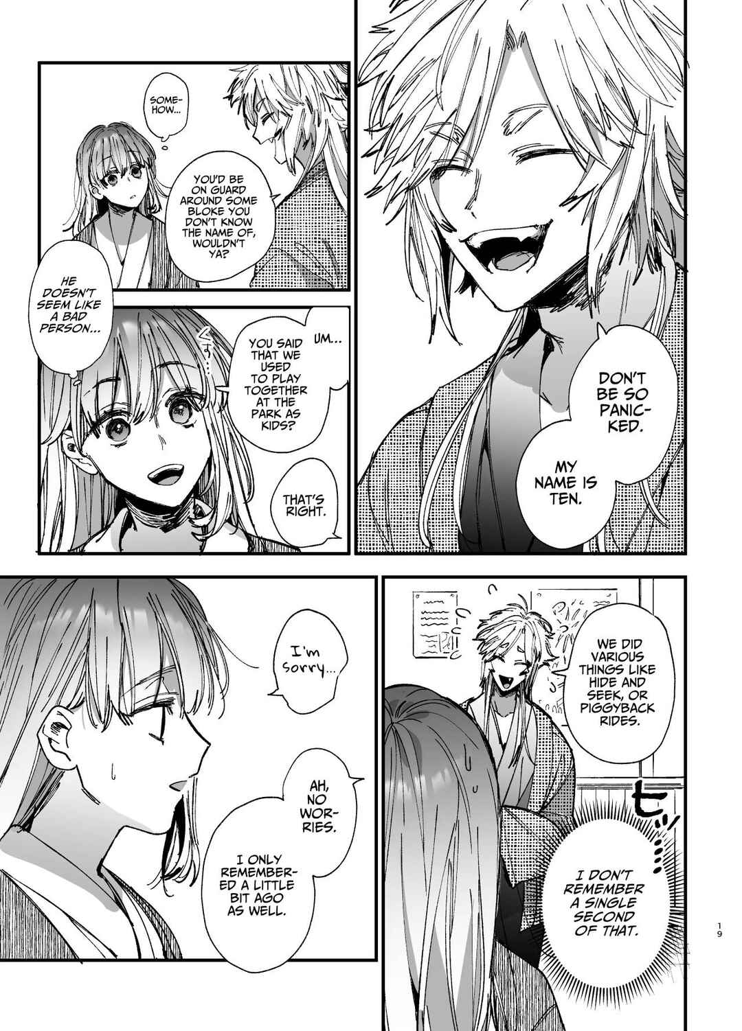 Page 19 Chapter 2 Saikyou Himokuzu Haraiya Ren-kun ni Dakitsubusareru made