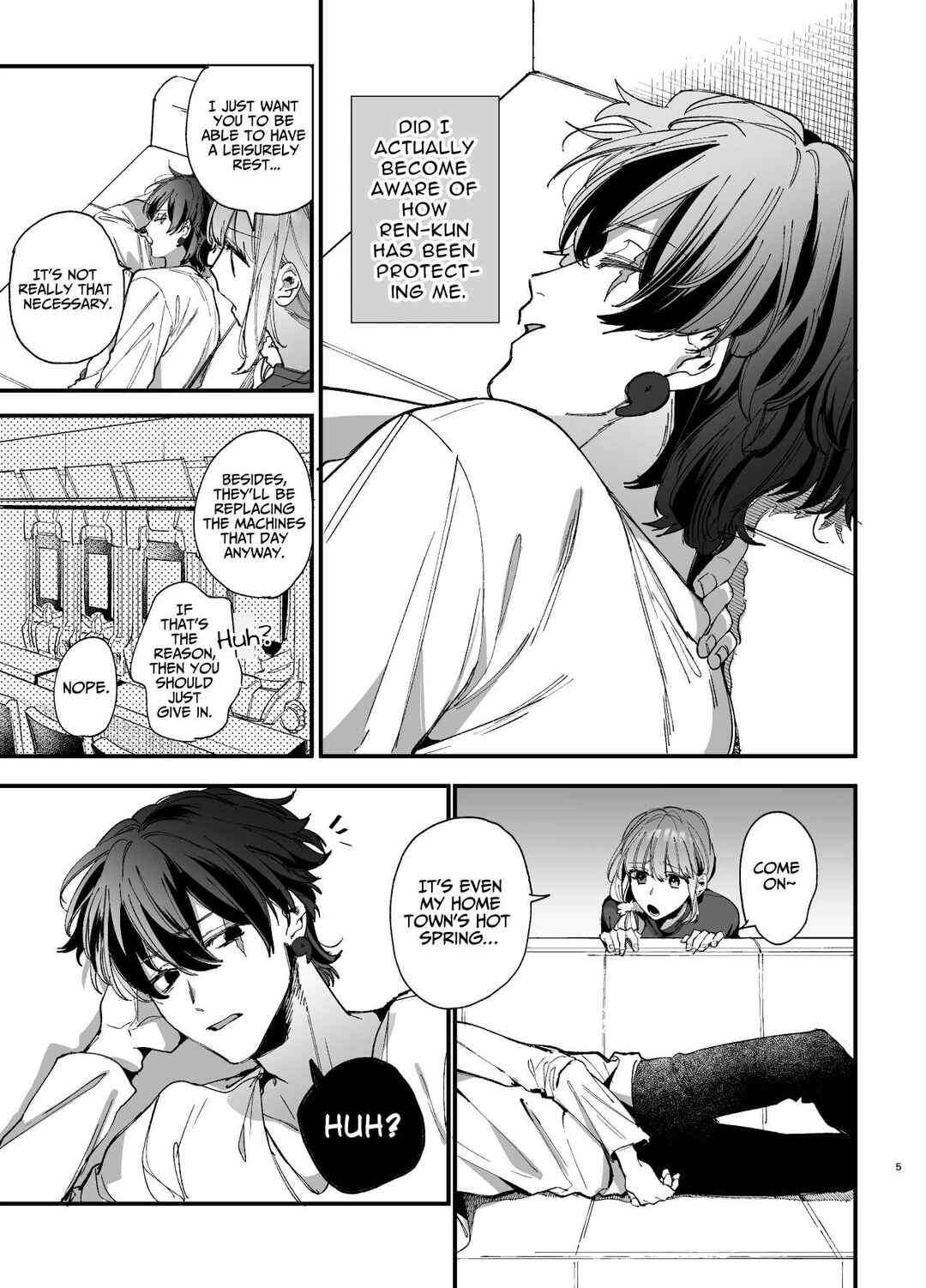 Page 5 Chapter 2 Saikyou Himokuzu Haraiya Ren-kun ni Dakitsubusareru made