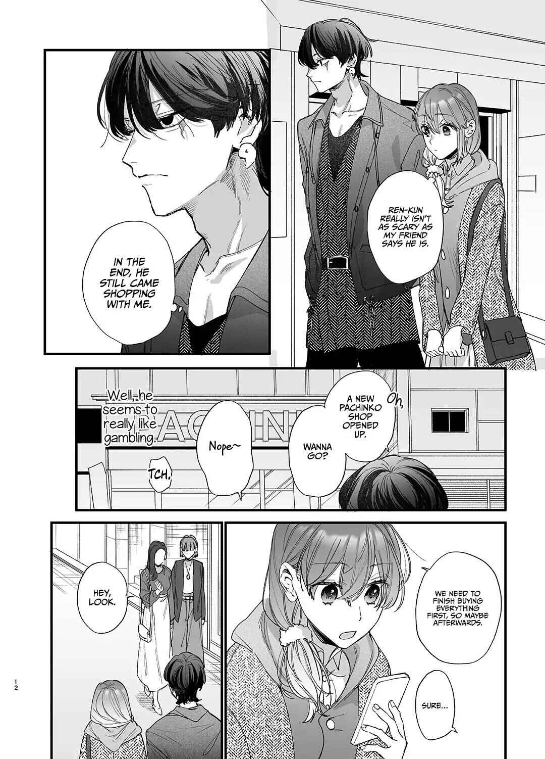 Page 12 Chapter 1 Saikyou Himokuzu Haraiya Ren-kun ni Dakitsubusareru made
