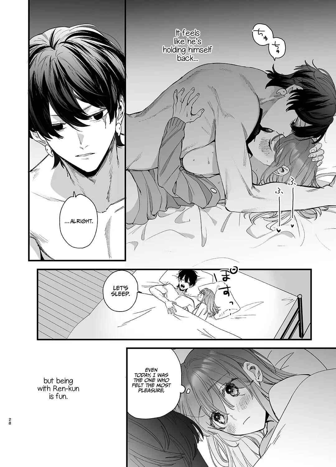 Page 28 Chapter 1 Saikyou Himokuzu Haraiya Ren-kun ni Dakitsubusareru made