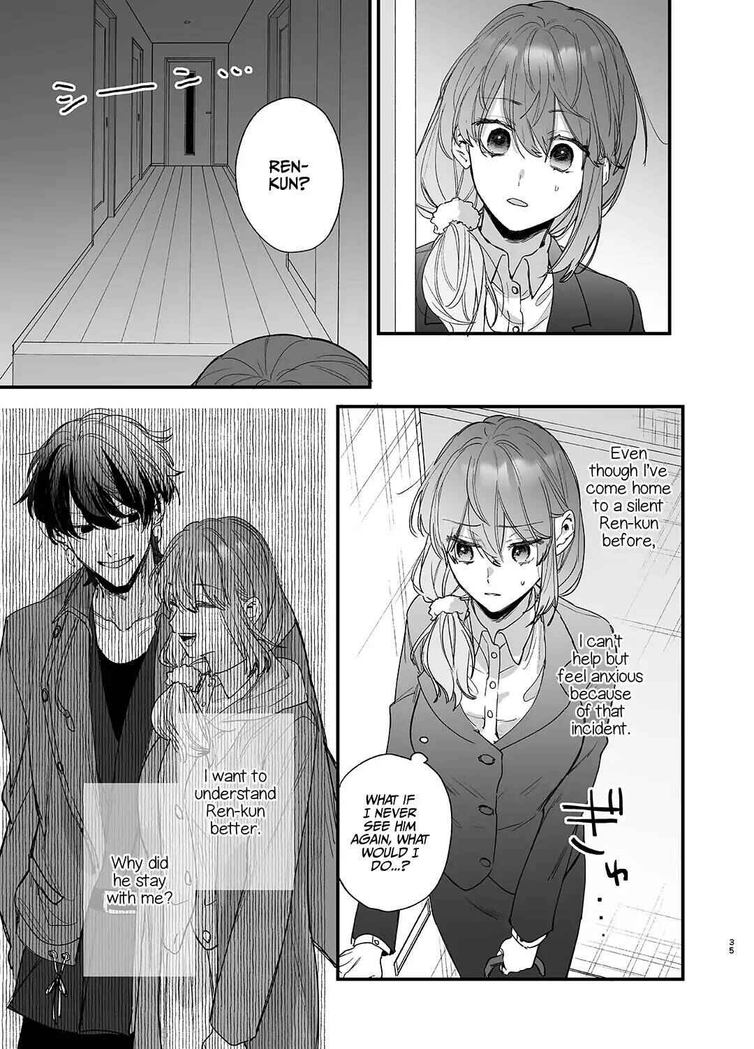 Page 35 Chapter 1 Saikyou Himokuzu Haraiya Ren-kun ni Dakitsubusareru made