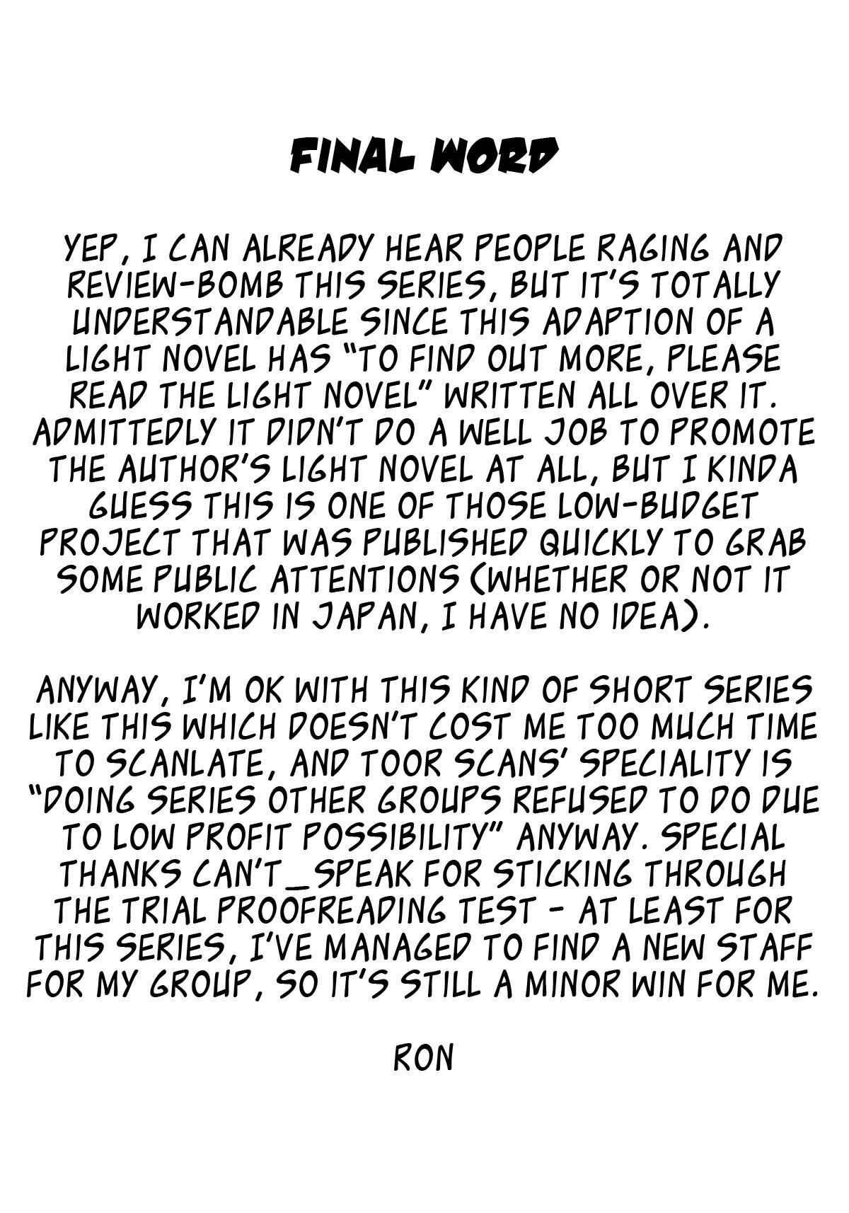 Page 29 Chapter 5 Hatoko-san to Love Comedy