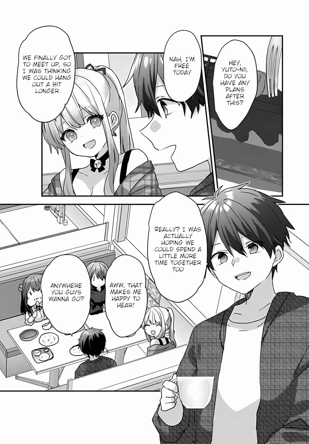 Page 10 Chapter 2.1 Daigaku Nyuugakuji Kara Uwasa Sareteita Bishoujo San Shimai, Ikiwakareteita Gimai Datta.