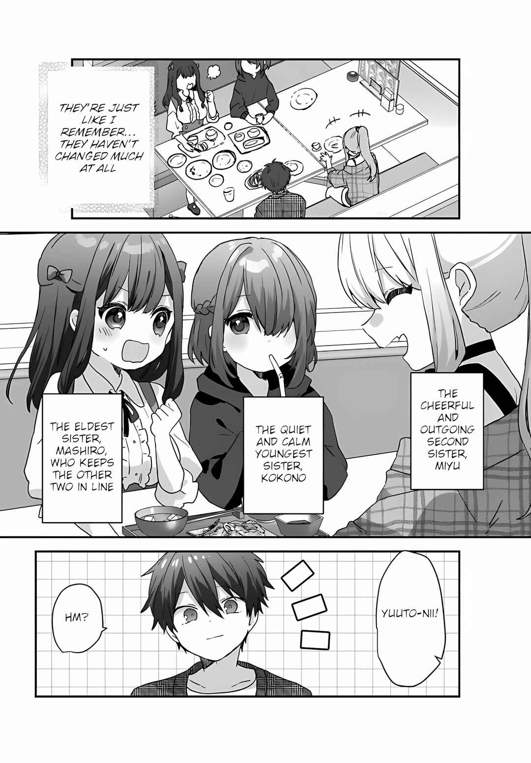 Page 8 Chapter 2.1 Daigaku Nyuugakuji Kara Uwasa Sareteita Bishoujo San Shimai, Ikiwakareteita Gimai Datta.