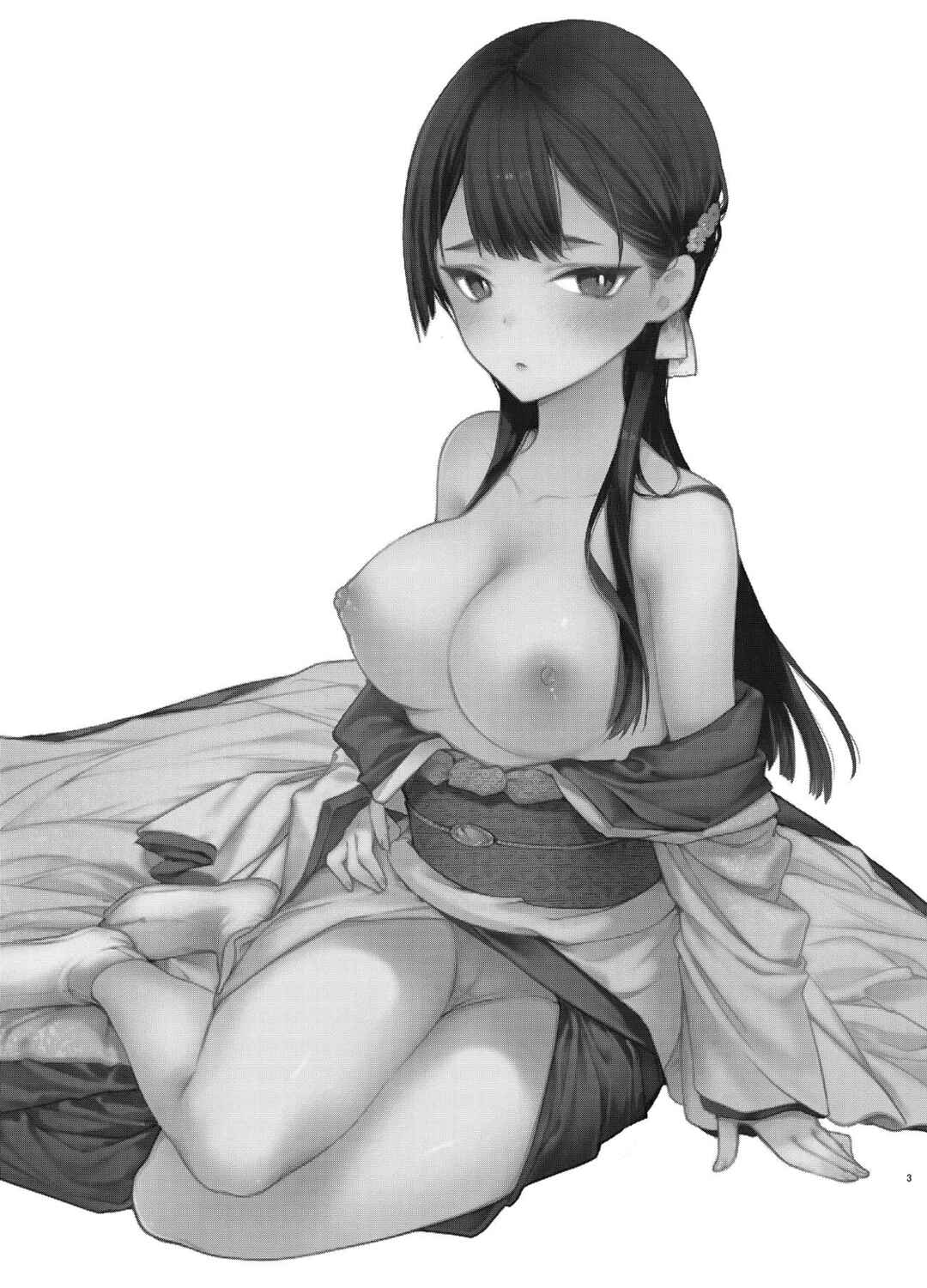 Page 3 Chapter Unknown_6541 Kitsume na Kimono Niizuma to Kyoukotoba Ecchi