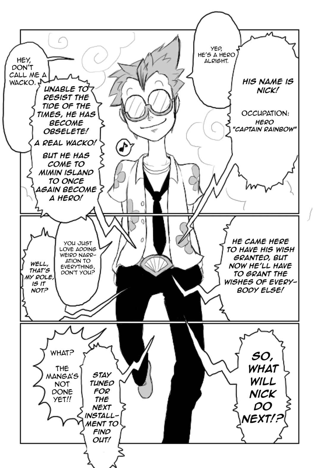 Page 1 Chapter 3 Amazing Captain Rainbow