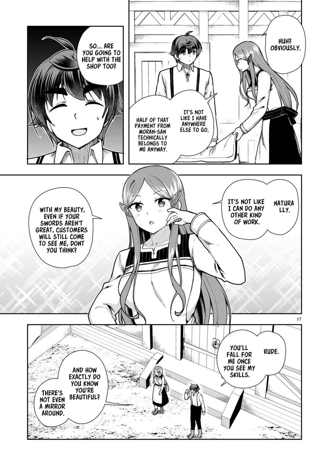 Page 17 Chapter 79 Botsuraku Yotei Nanode, Kajishokunin wo Mezasu