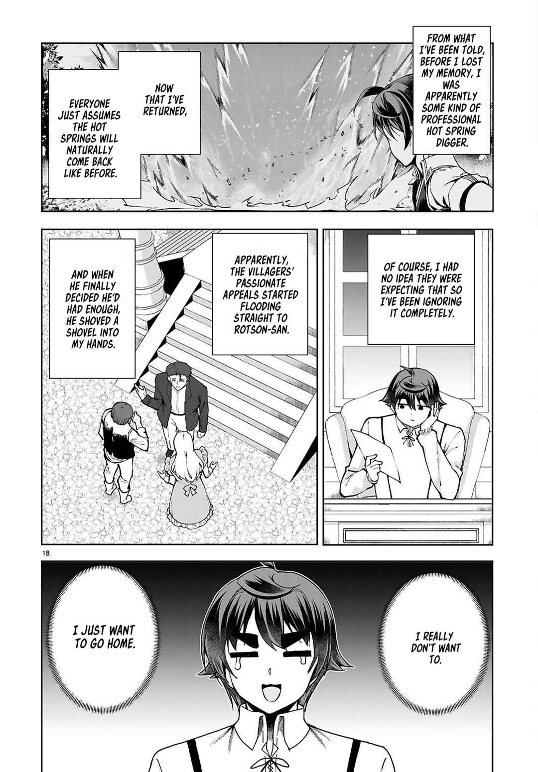 Page 18 Chapter 98 Botsuraku Yotei Nanode, Kajishokunin wo Mezasu