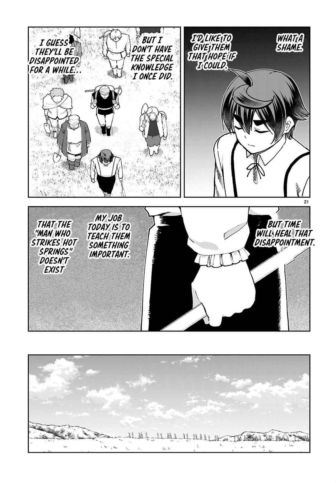 Page 21 Chapter 98 Botsuraku Yotei Nanode, Kajishokunin wo Mezasu