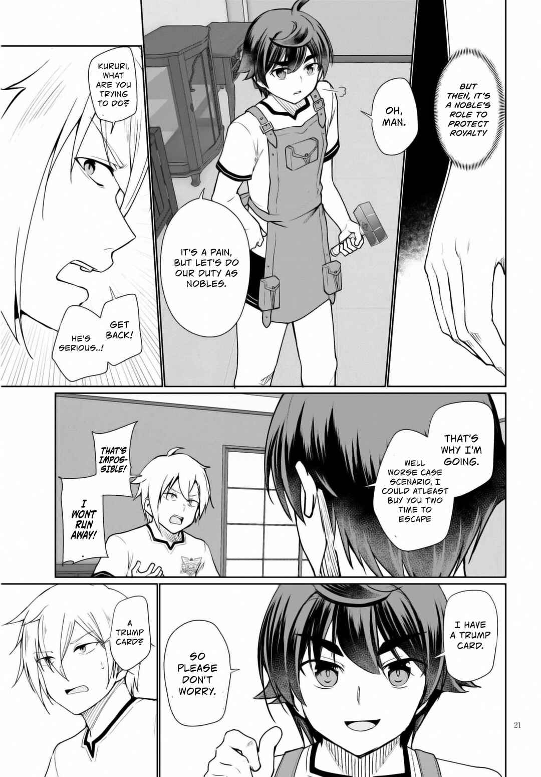 Page 22 Chapter 40 Botsuraku Yotei Nanode, Kajishokunin wo Mezasu