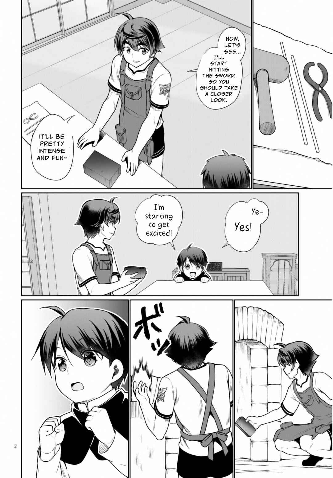 Page 3 Chapter 40 Botsuraku Yotei Nanode, Kajishokunin wo Mezasu