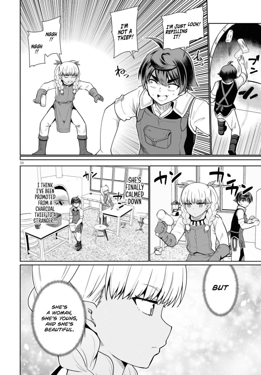 Page 11 Chapter 43 Botsuraku Yotei Nanode, Kajishokunin wo Mezasu