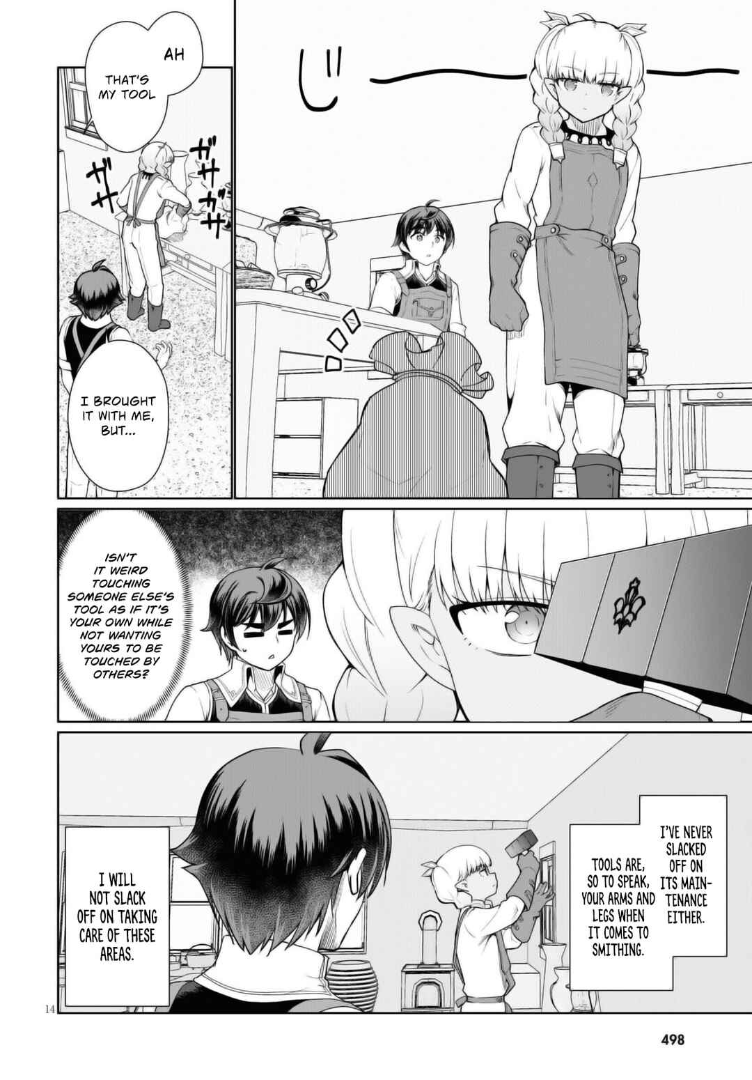 Page 15 Chapter 43 Botsuraku Yotei Nanode, Kajishokunin wo Mezasu