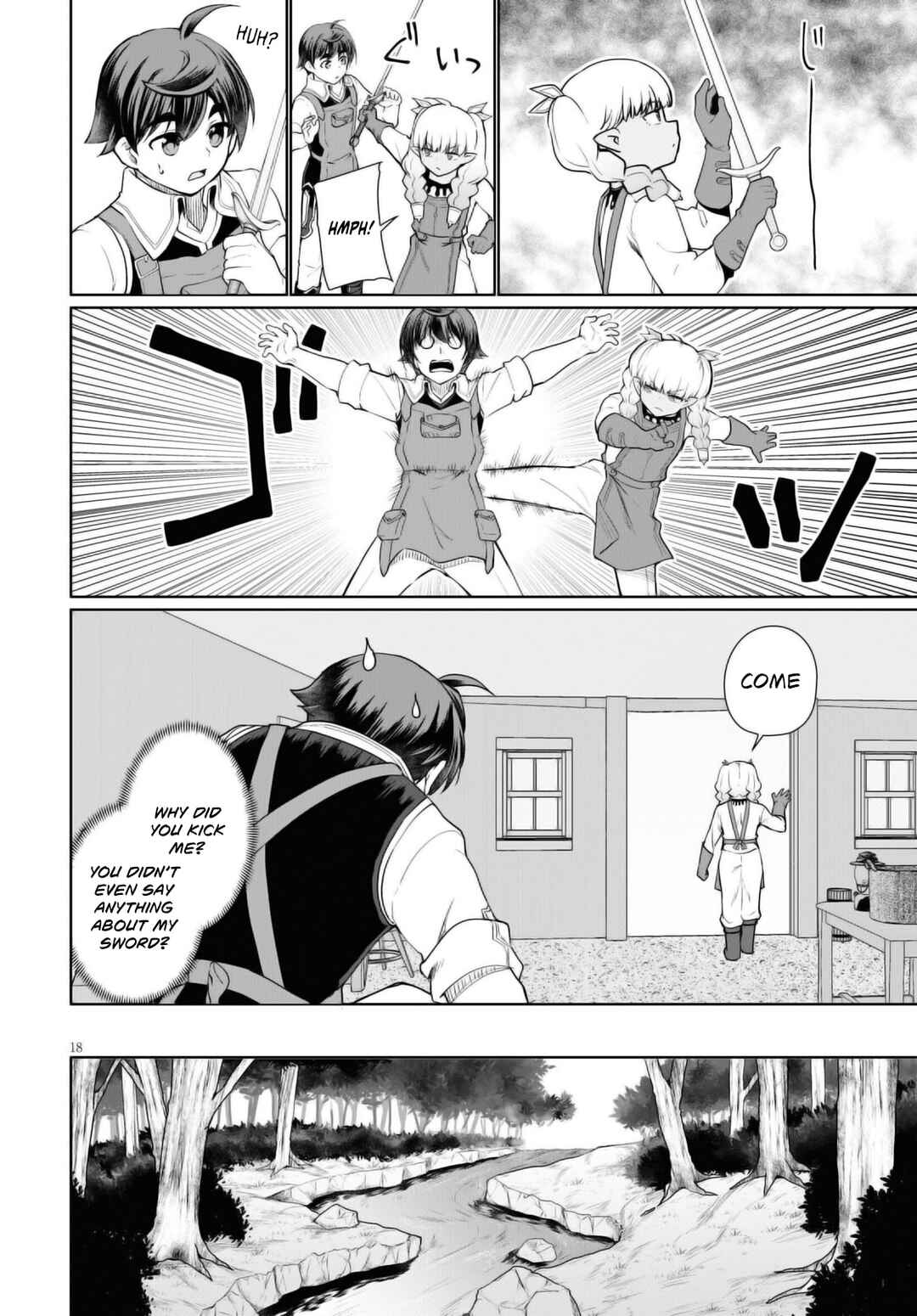 Page 19 Chapter 43 Botsuraku Yotei Nanode, Kajishokunin wo Mezasu