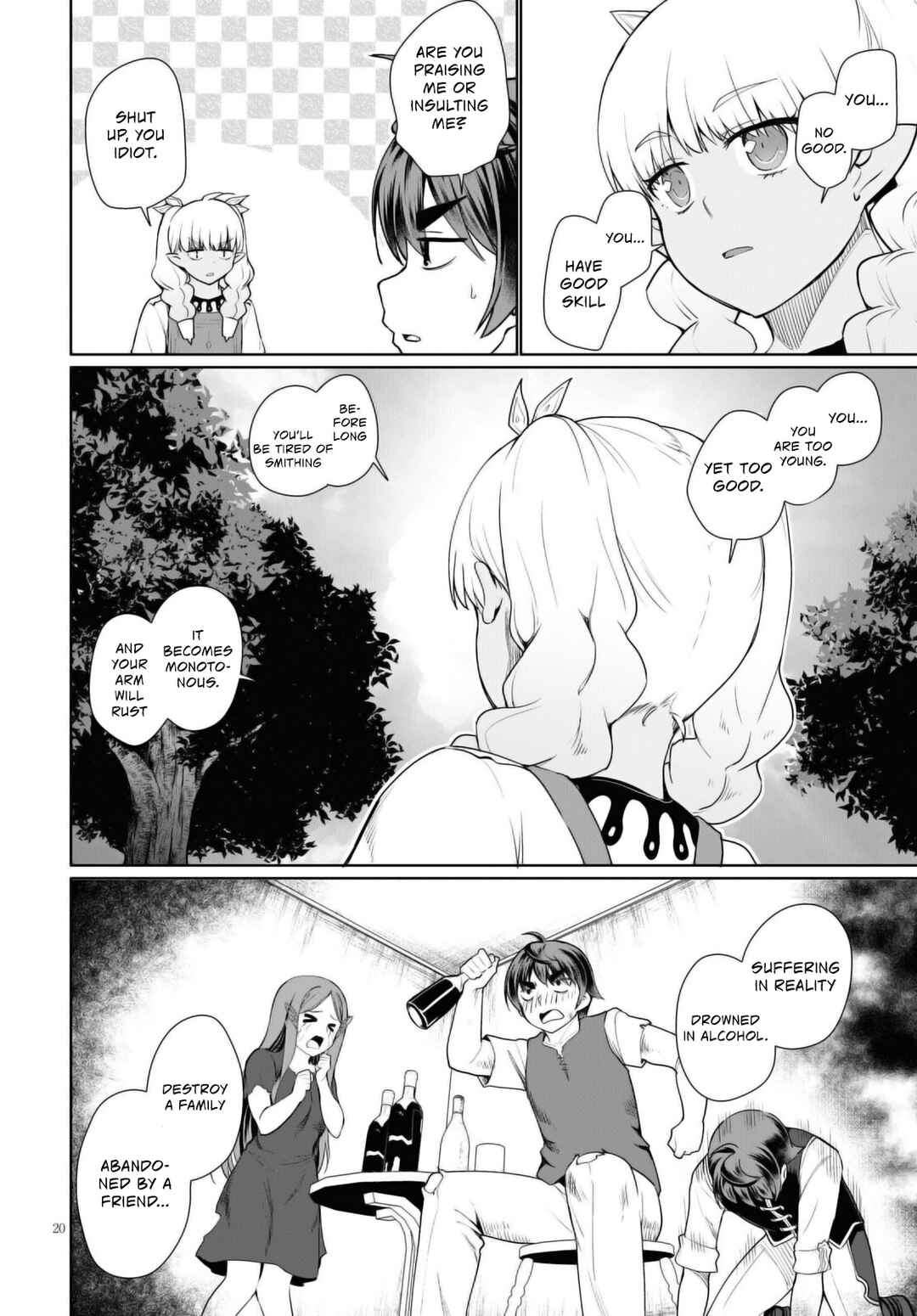 Page 21 Chapter 43 Botsuraku Yotei Nanode, Kajishokunin wo Mezasu