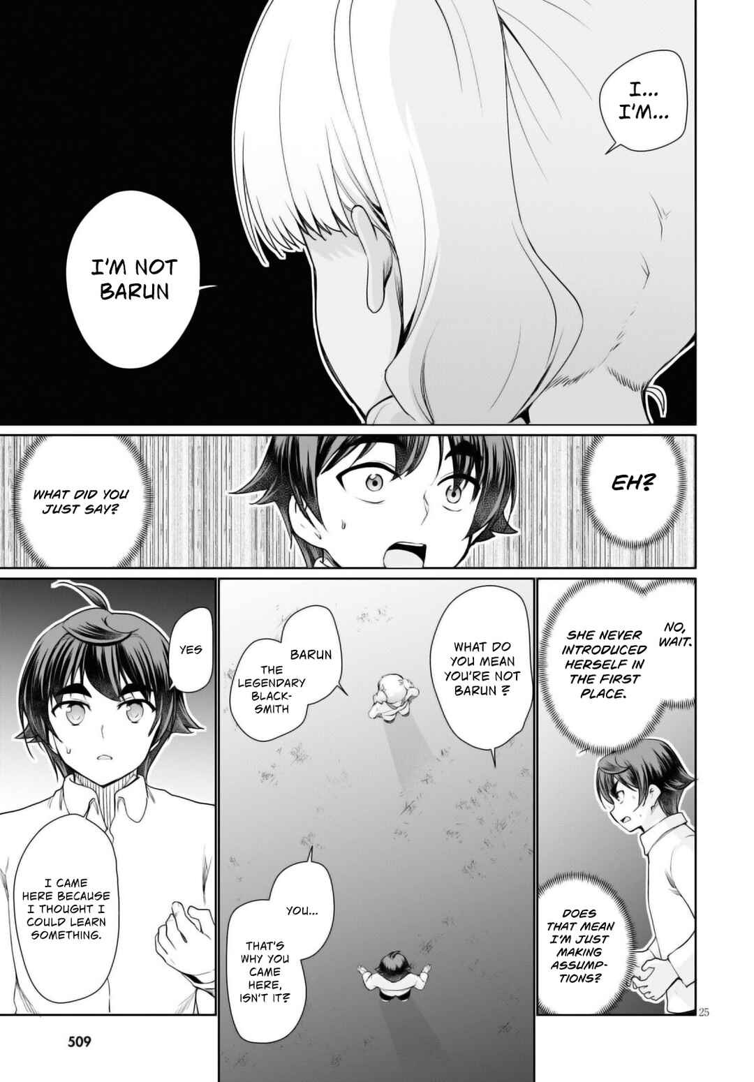 Page 26 Chapter 43 Botsuraku Yotei Nanode, Kajishokunin wo Mezasu