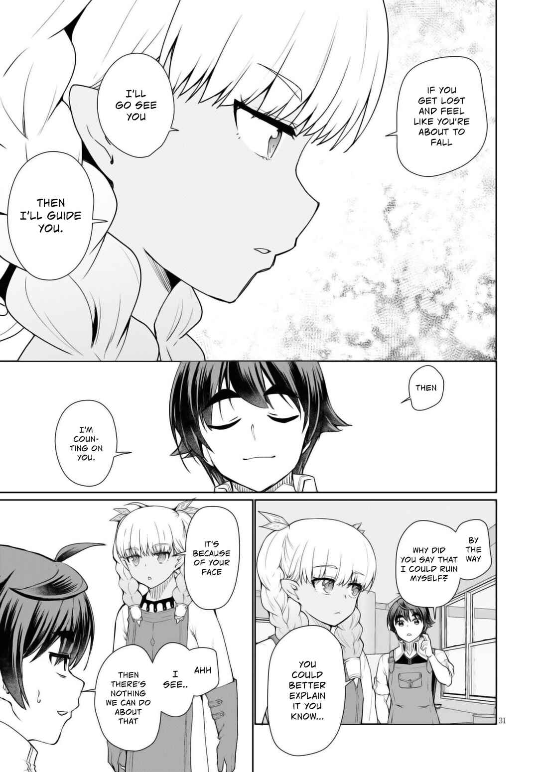 Page 32 Chapter 43 Botsuraku Yotei Nanode, Kajishokunin wo Mezasu