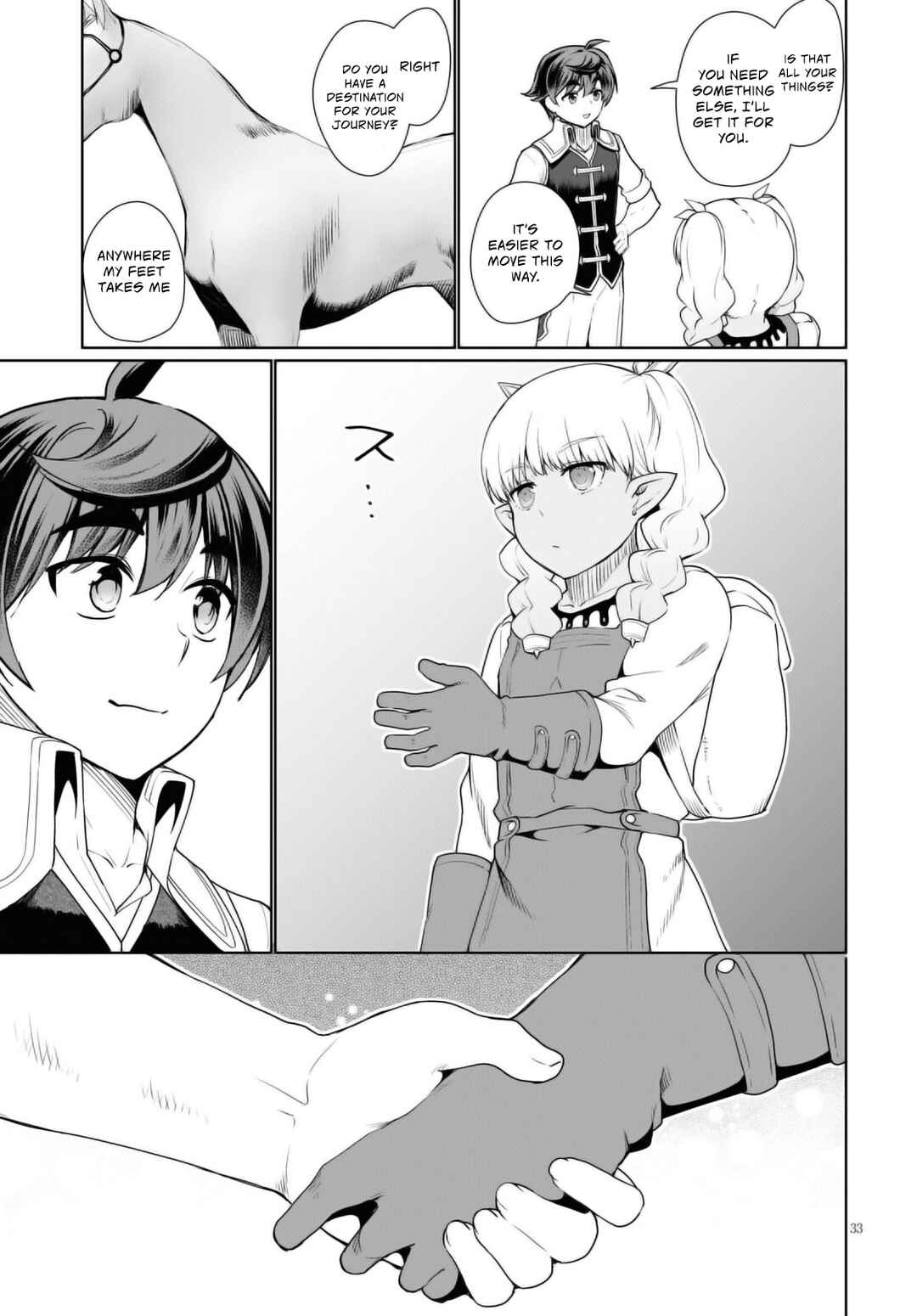 Page 34 Chapter 43 Botsuraku Yotei Nanode, Kajishokunin wo Mezasu