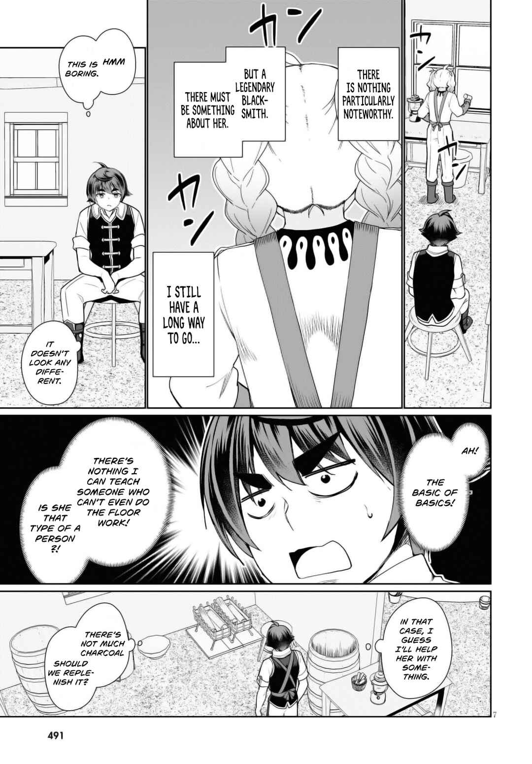 Page 8 Chapter 43 Botsuraku Yotei Nanode, Kajishokunin wo Mezasu