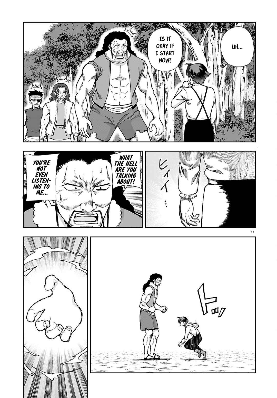 Page 11 Chapter 87 Botsuraku Yotei Nanode, Kajishokunin wo Mezasu