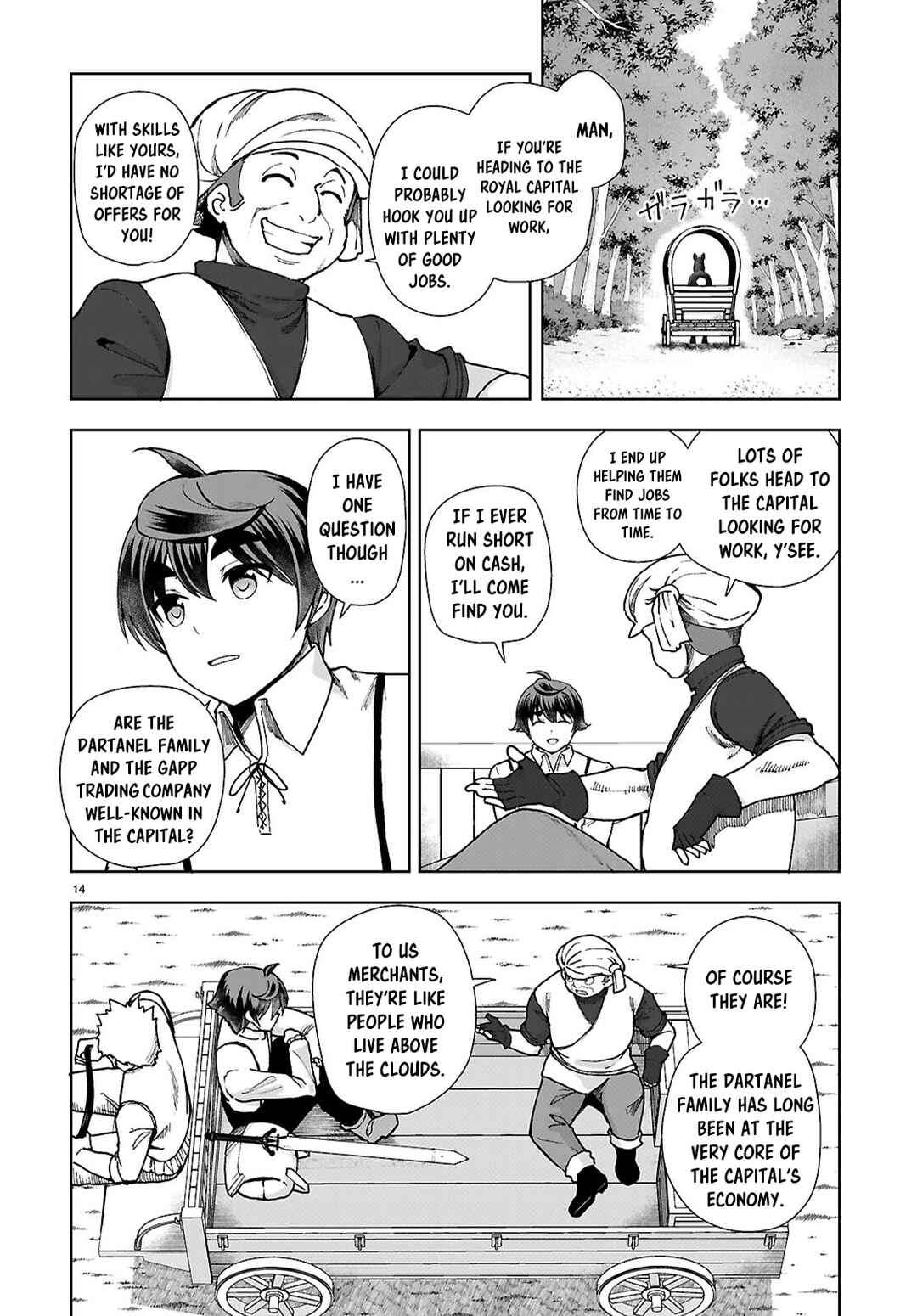 Page 14 Chapter 87 Botsuraku Yotei Nanode, Kajishokunin wo Mezasu