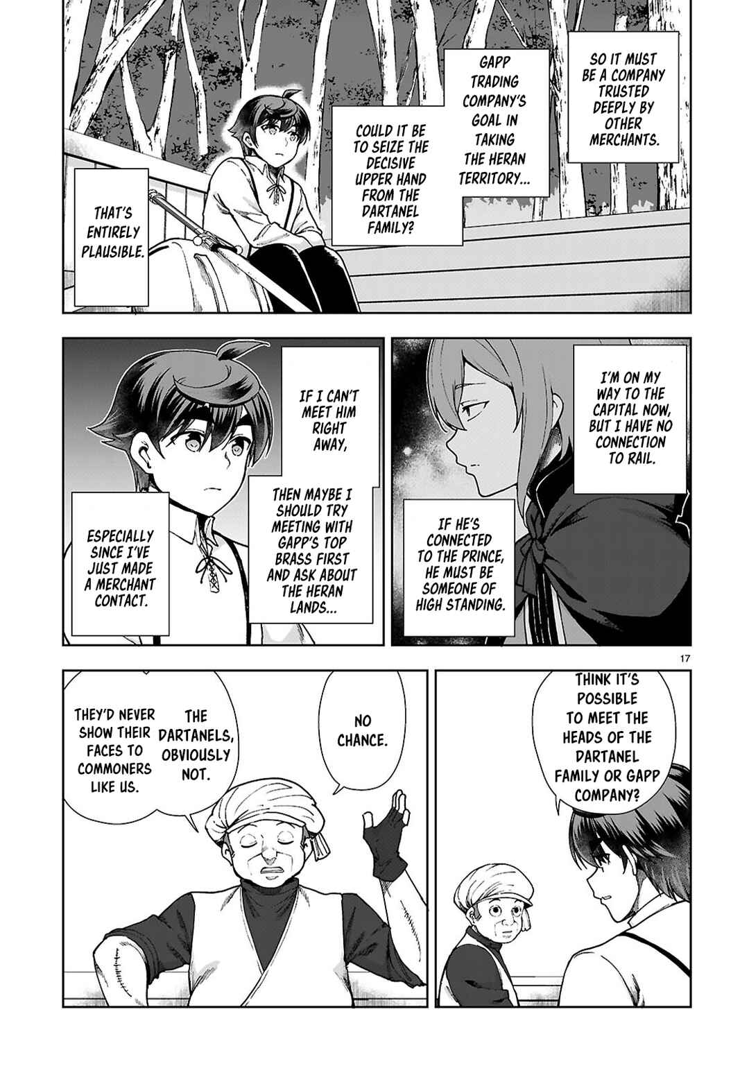 Page 17 Chapter 87 Botsuraku Yotei Nanode, Kajishokunin wo Mezasu