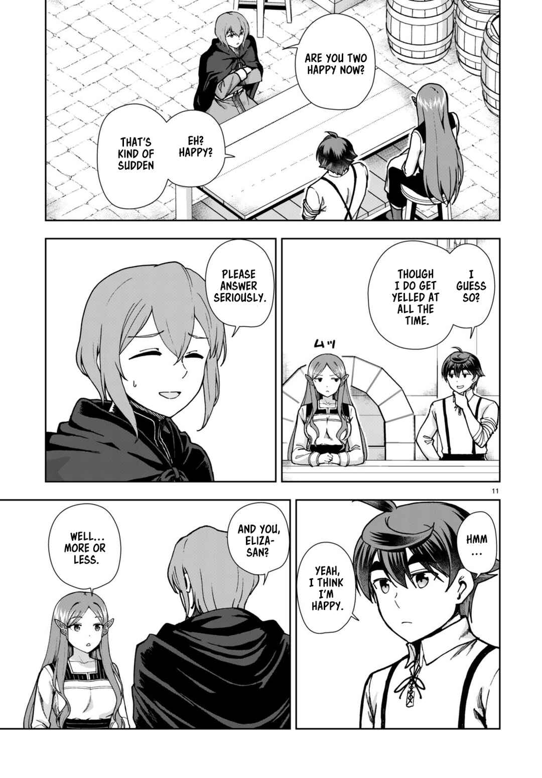 Page 11 Chapter 85 Botsuraku Yotei Nanode, Kajishokunin wo Mezasu