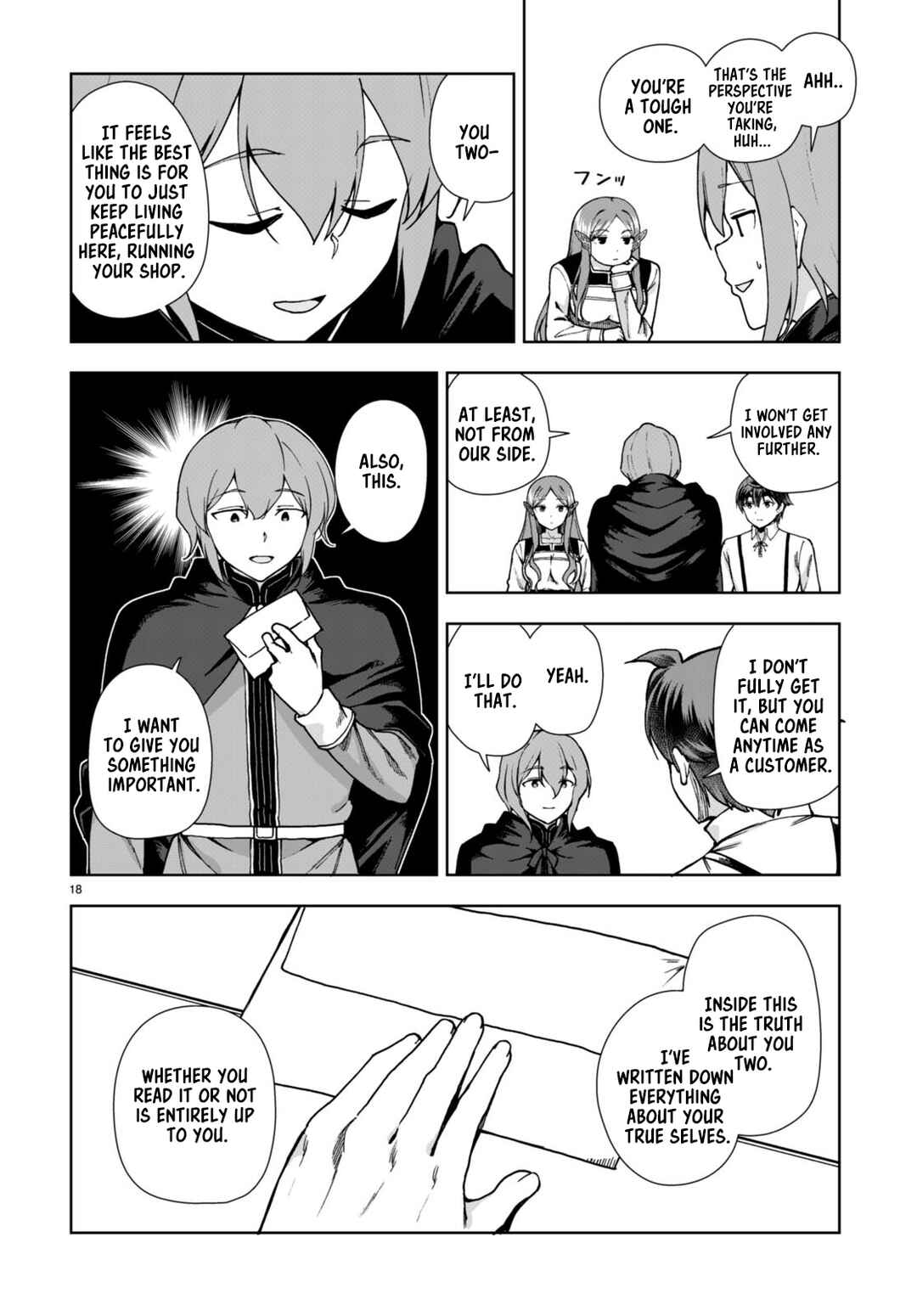 Page 18 Chapter 85 Botsuraku Yotei Nanode, Kajishokunin wo Mezasu