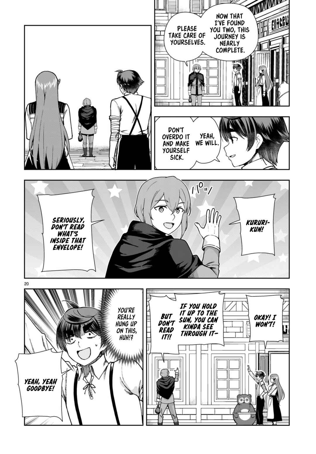 Page 20 Chapter 85 Botsuraku Yotei Nanode, Kajishokunin wo Mezasu