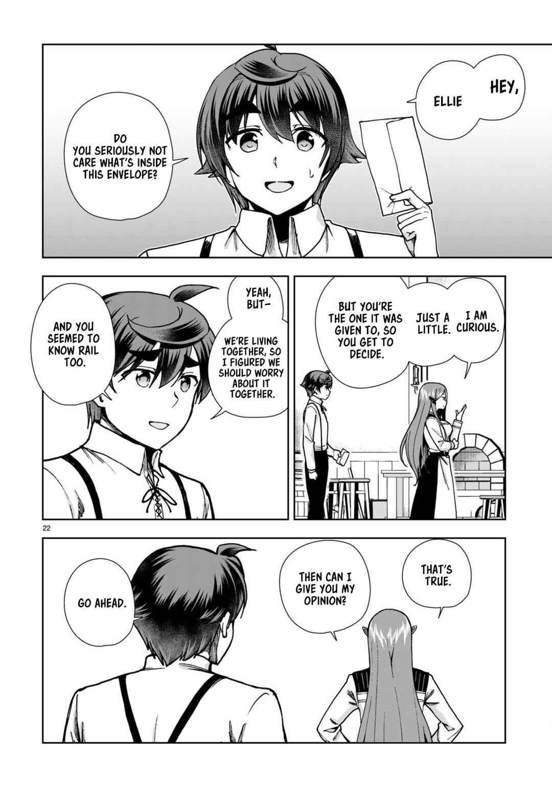 Page 22 Chapter 85 Botsuraku Yotei Nanode, Kajishokunin wo Mezasu