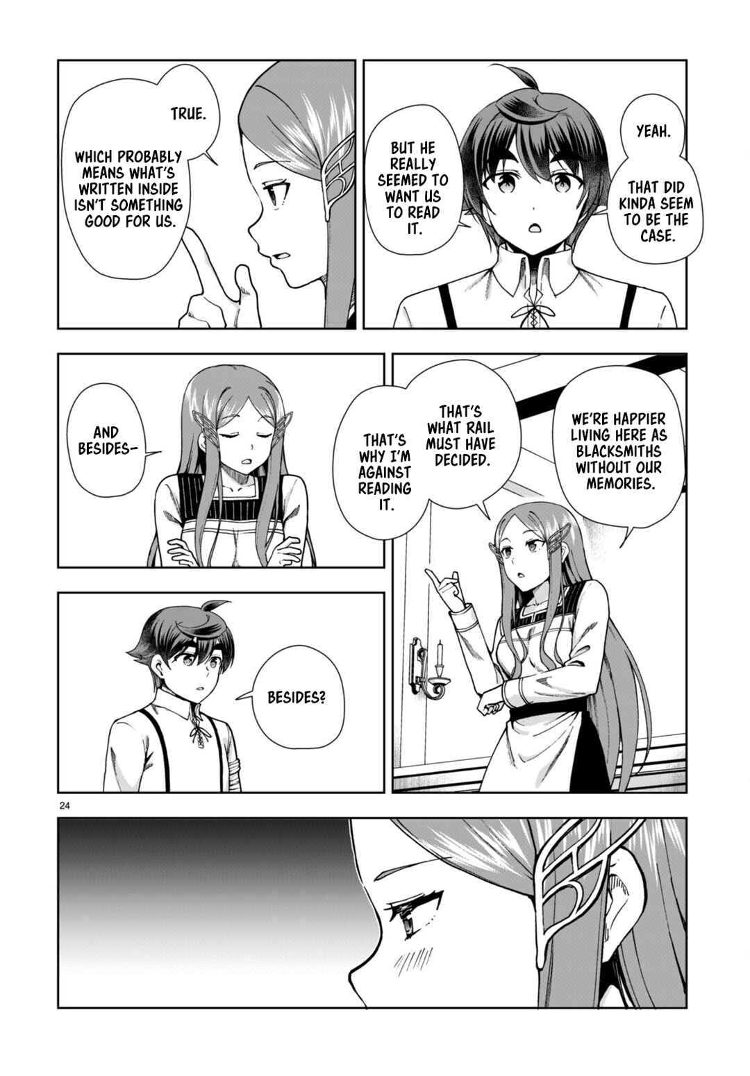 Page 24 Chapter 85 Botsuraku Yotei Nanode, Kajishokunin wo Mezasu