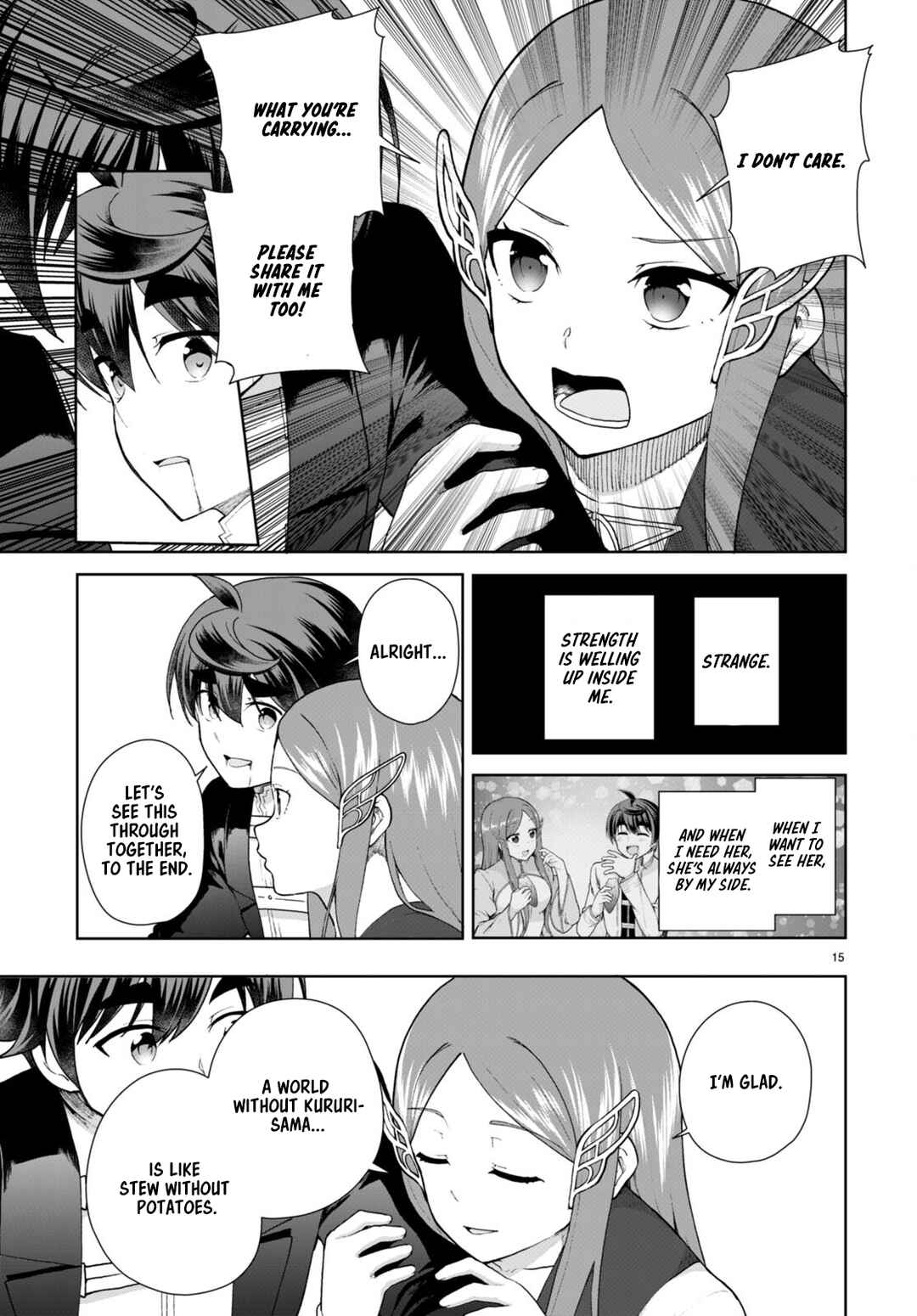 Page 15 Chapter 75 Botsuraku Yotei Nanode, Kajishokunin wo Mezasu