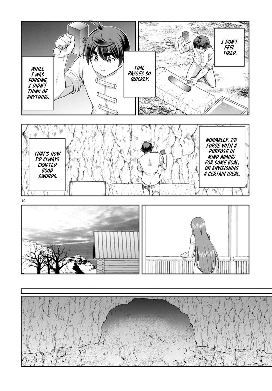 Page 10 Chapter 74 Botsuraku Yotei Nanode, Kajishokunin wo Mezasu