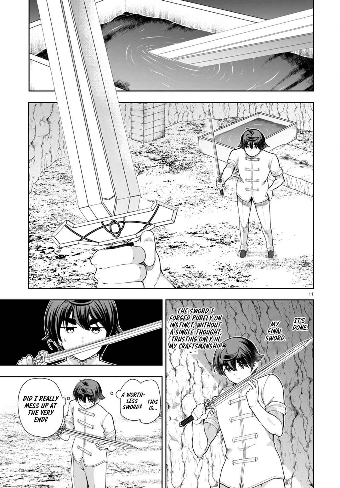 Page 11 Chapter 74 Botsuraku Yotei Nanode, Kajishokunin wo Mezasu