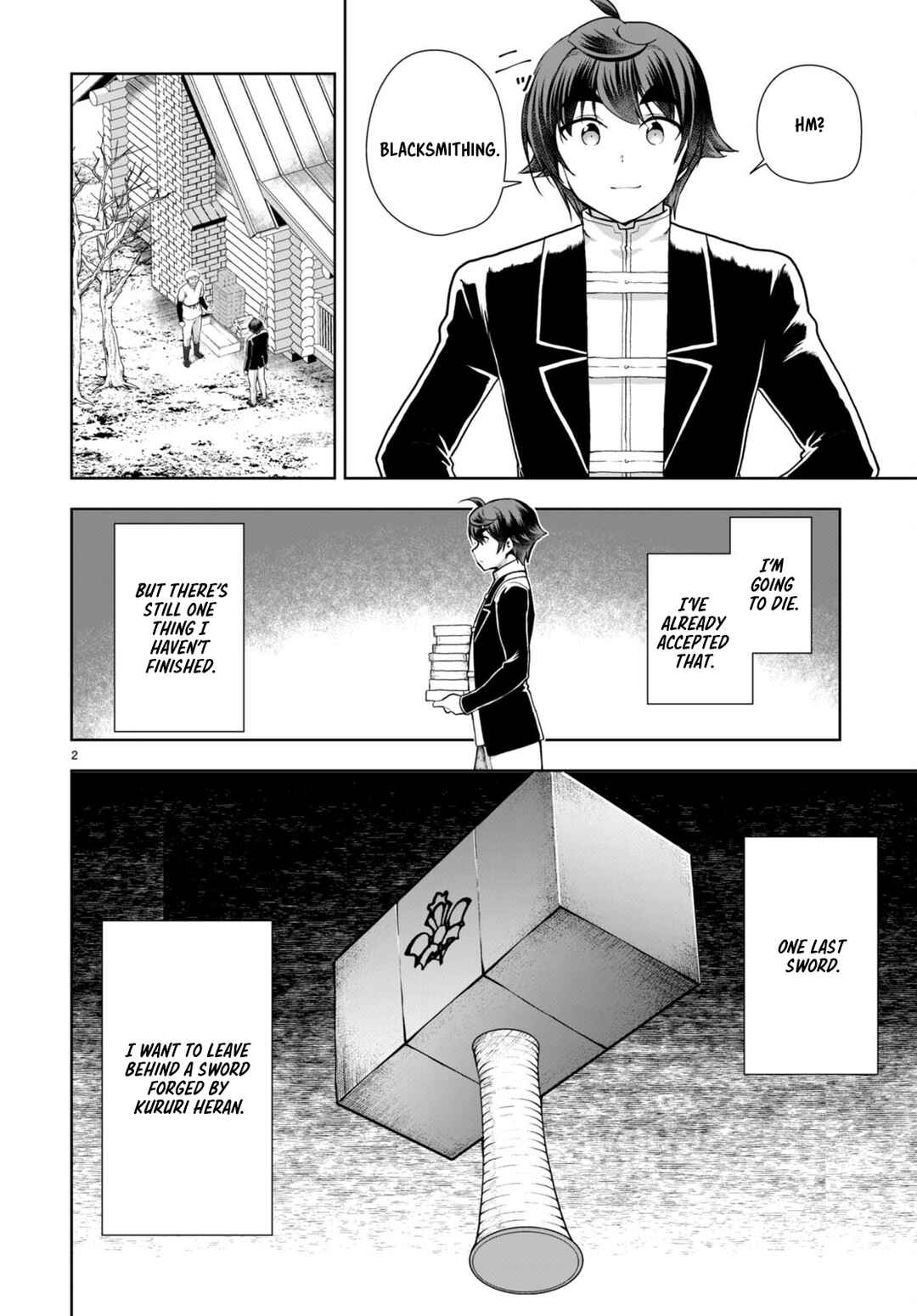 Page 2 Chapter 74 Botsuraku Yotei Nanode, Kajishokunin wo Mezasu