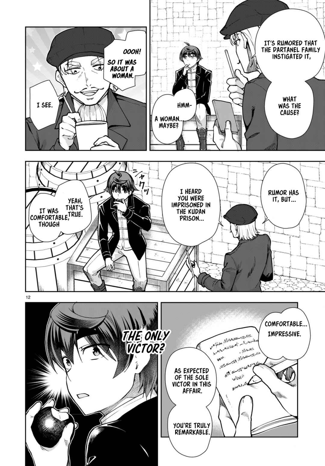 Page 12 Chapter 61 Botsuraku Yotei Nanode, Kajishokunin wo Mezasu