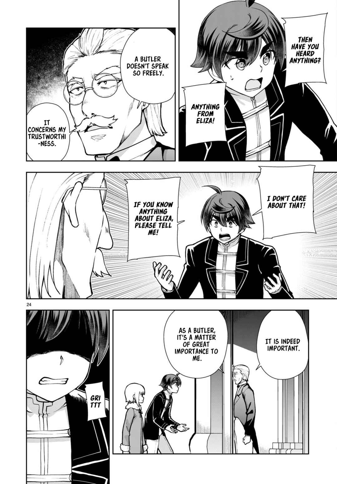 Page 24 Chapter 61 Botsuraku Yotei Nanode, Kajishokunin wo Mezasu