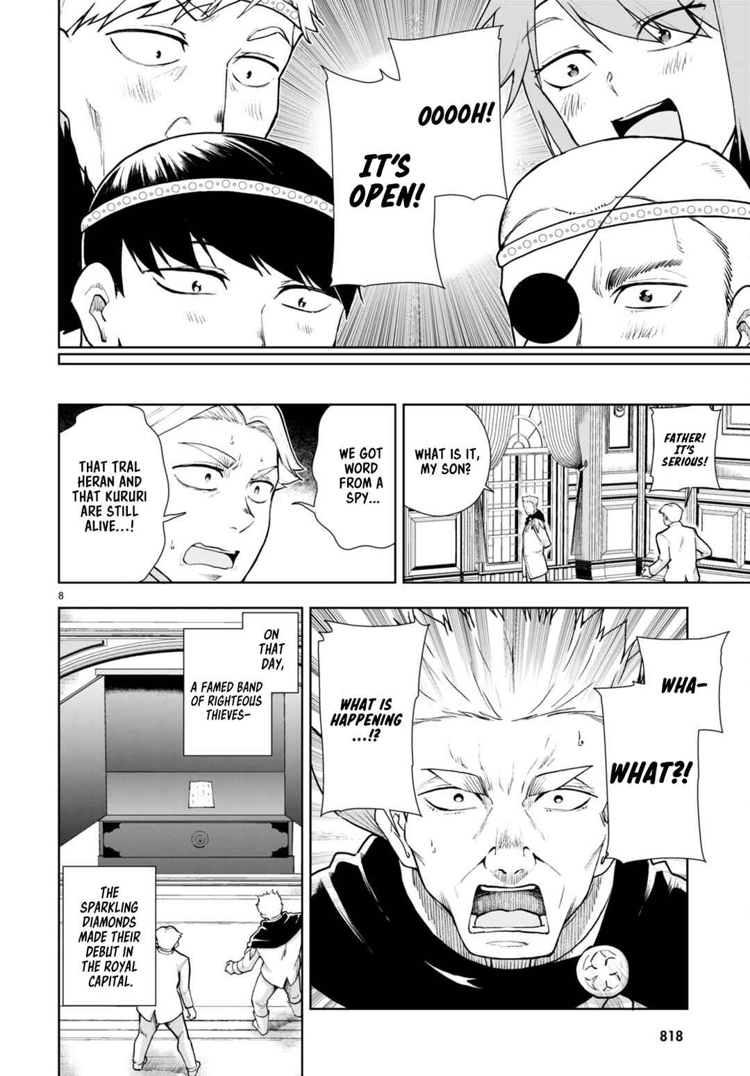 Page 8 Chapter 66 Botsuraku Yotei Nanode, Kajishokunin wo Mezasu