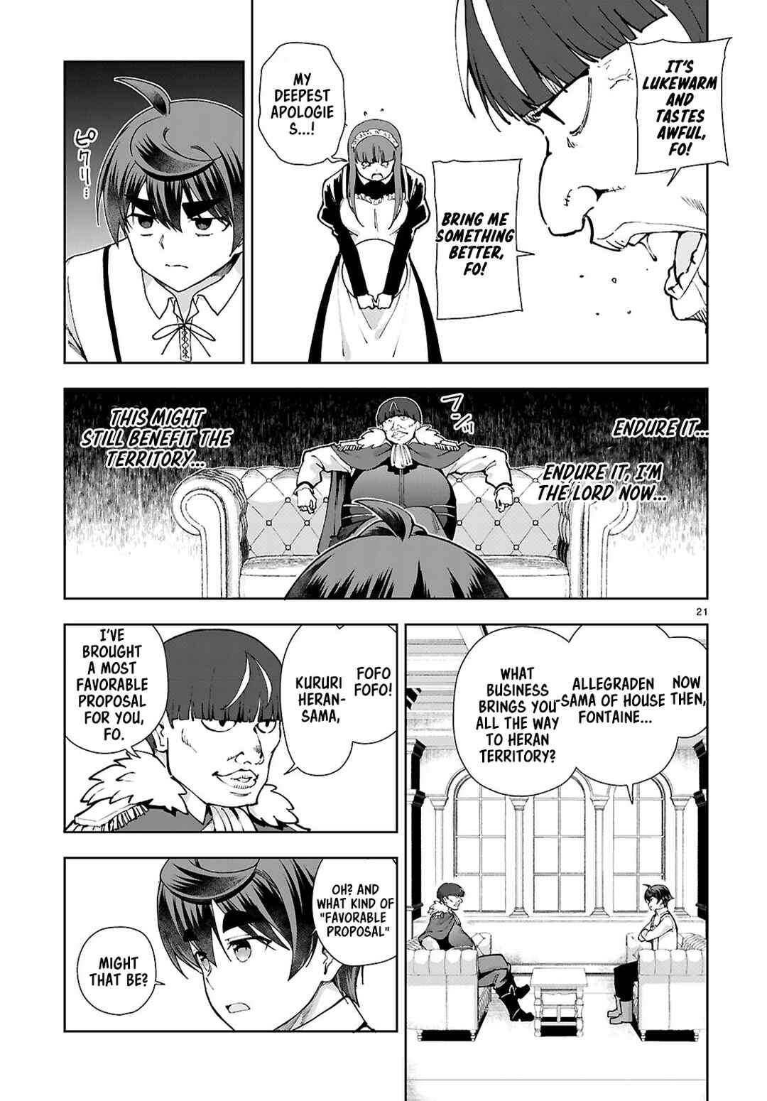 Page 21 Chapter 97 Botsuraku Yotei Nanode, Kajishokunin wo Mezasu