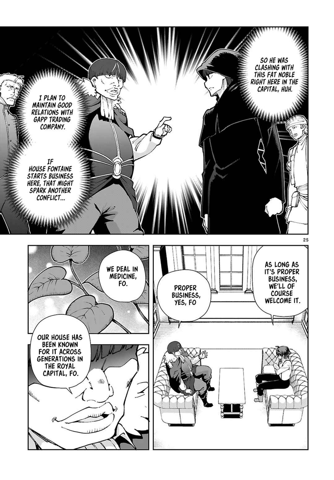 Page 25 Chapter 97 Botsuraku Yotei Nanode, Kajishokunin wo Mezasu