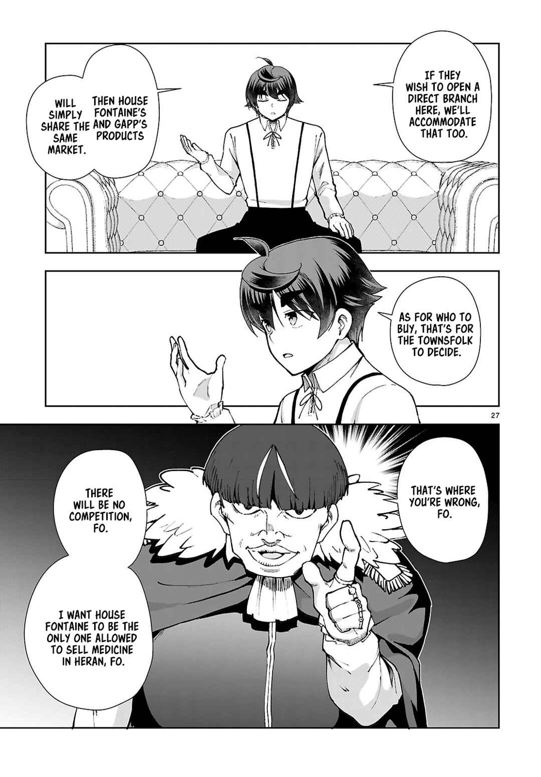 Page 27 Chapter 97 Botsuraku Yotei Nanode, Kajishokunin wo Mezasu