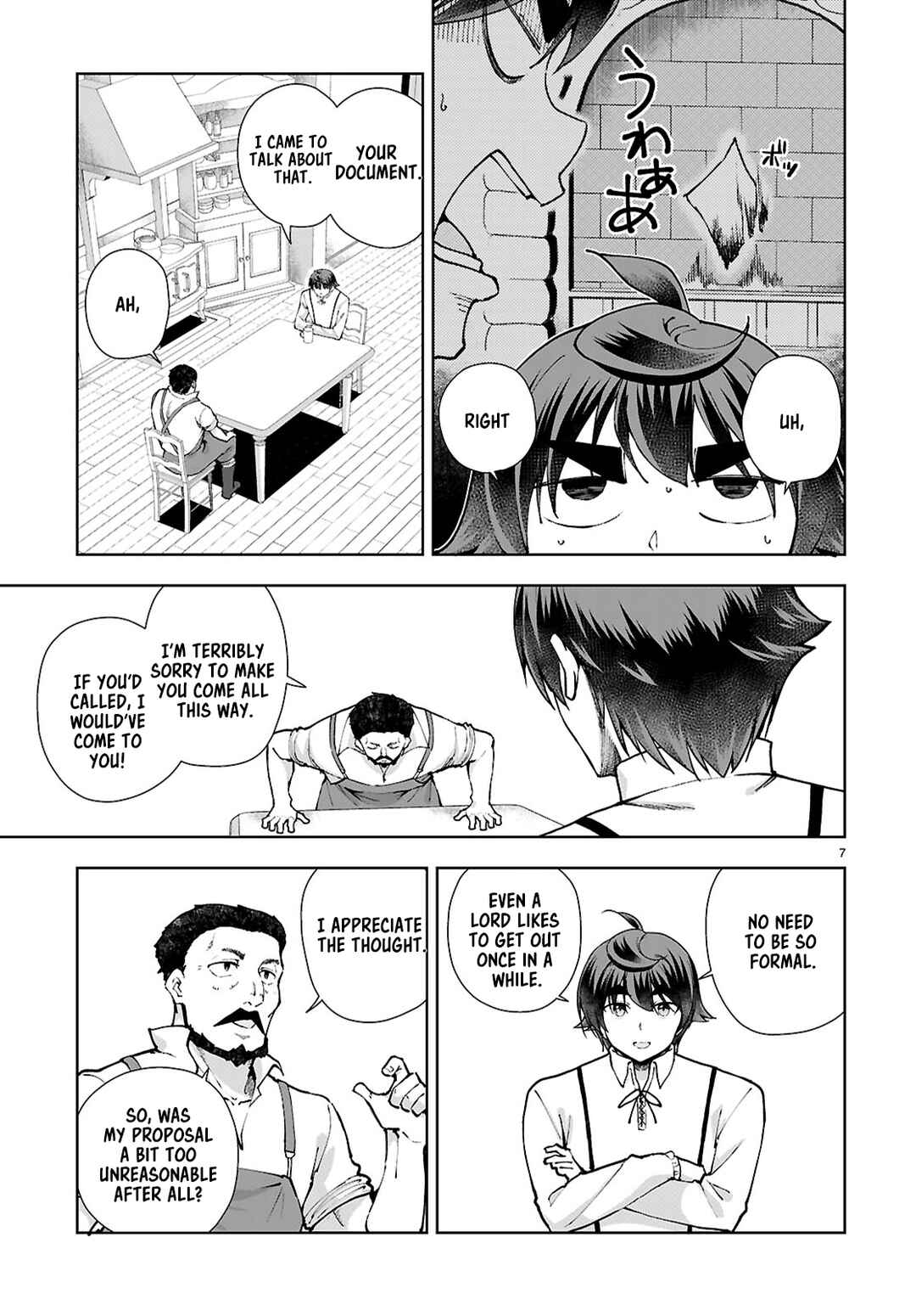 Page 7 Chapter 97 Botsuraku Yotei Nanode, Kajishokunin wo Mezasu