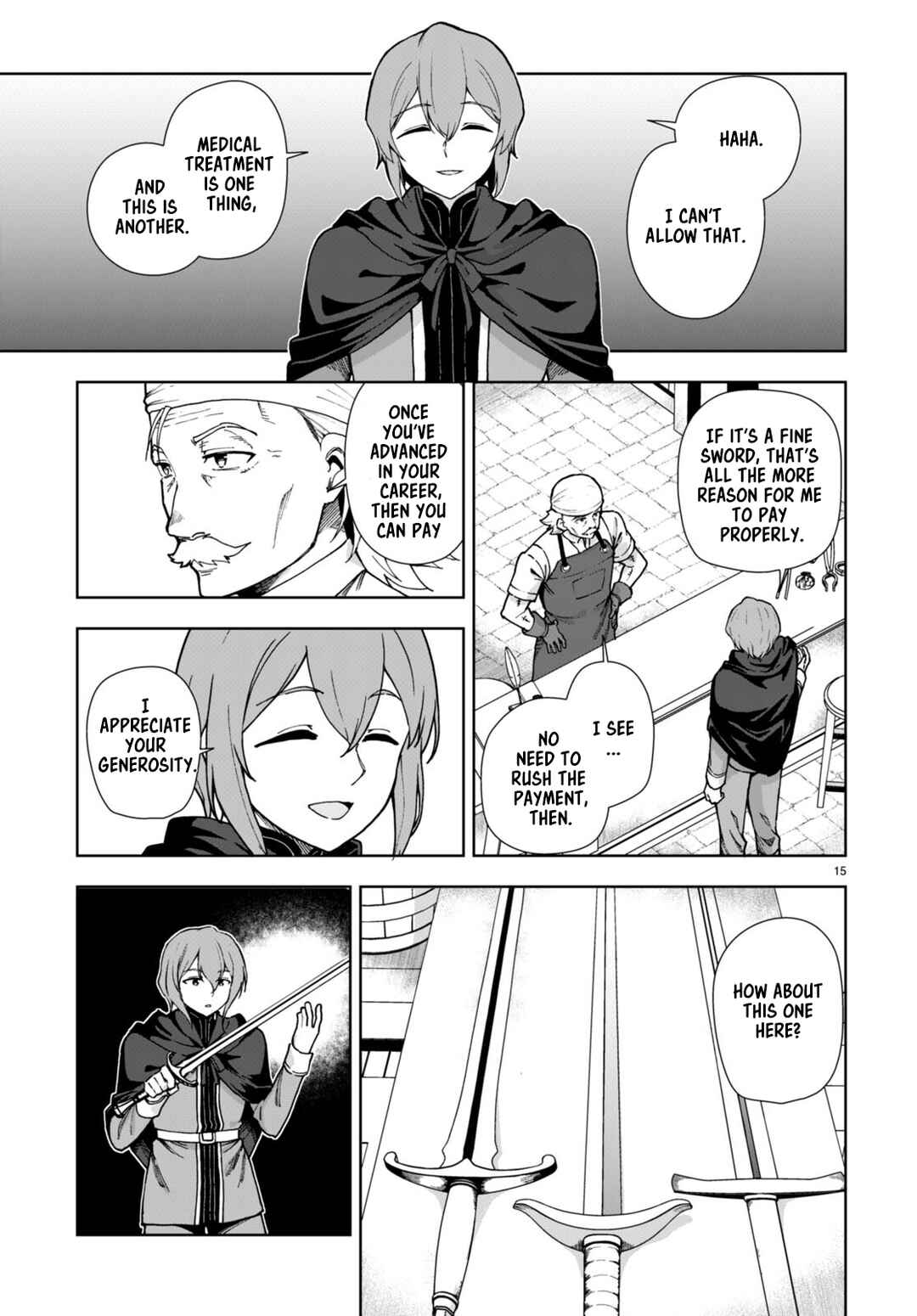 Page 15 Chapter 83 Botsuraku Yotei Nanode, Kajishokunin wo Mezasu