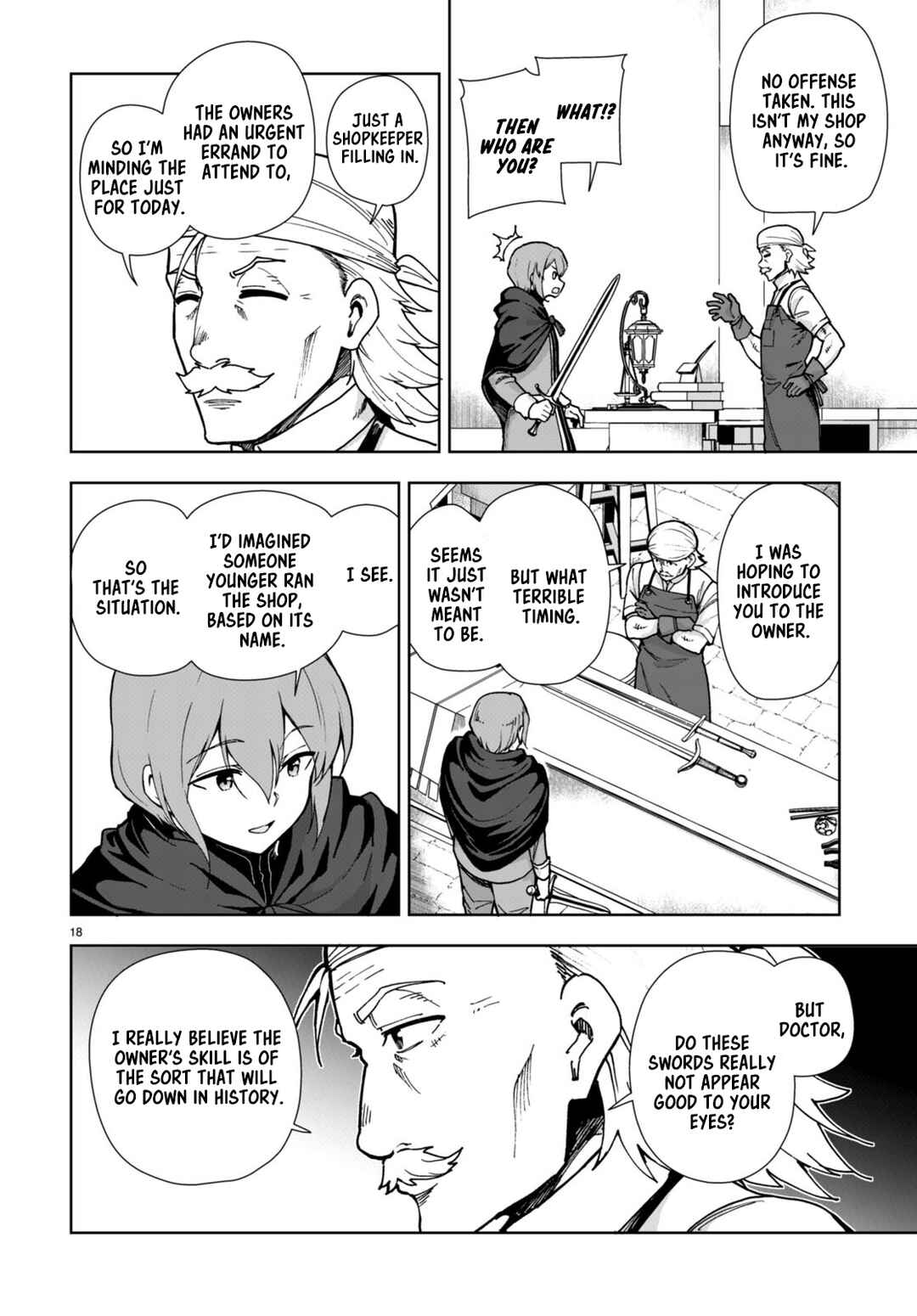 Page 18 Chapter 83 Botsuraku Yotei Nanode, Kajishokunin wo Mezasu