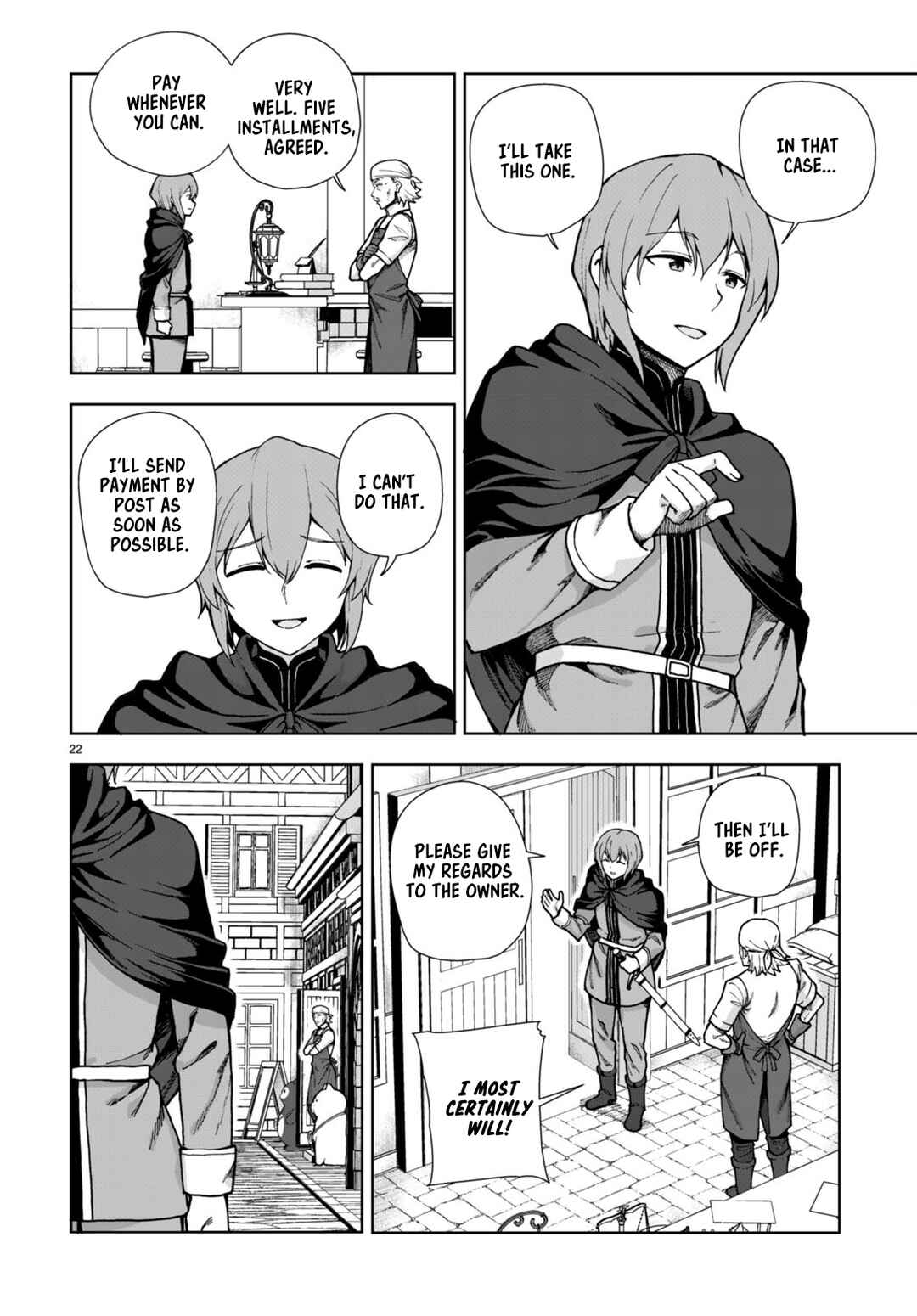 Page 22 Chapter 83 Botsuraku Yotei Nanode, Kajishokunin wo Mezasu