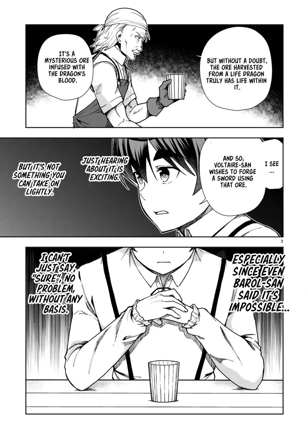 Page 3 Chapter 83 Botsuraku Yotei Nanode, Kajishokunin wo Mezasu