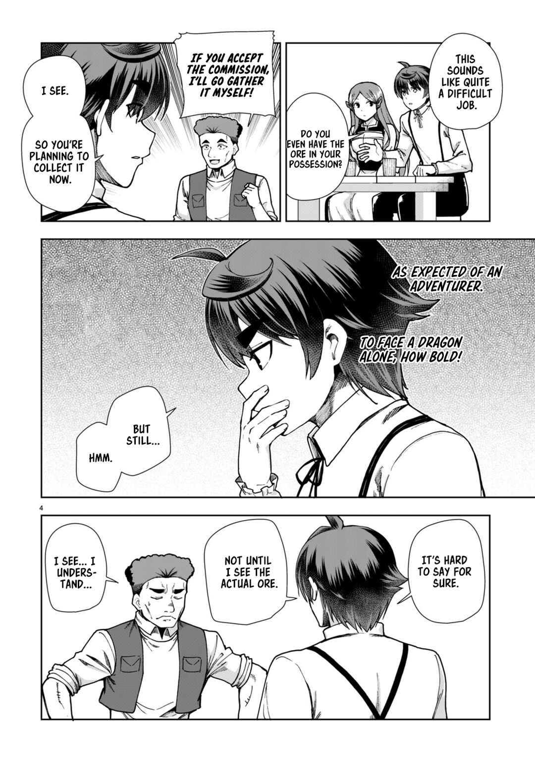 Page 4 Chapter 83 Botsuraku Yotei Nanode, Kajishokunin wo Mezasu